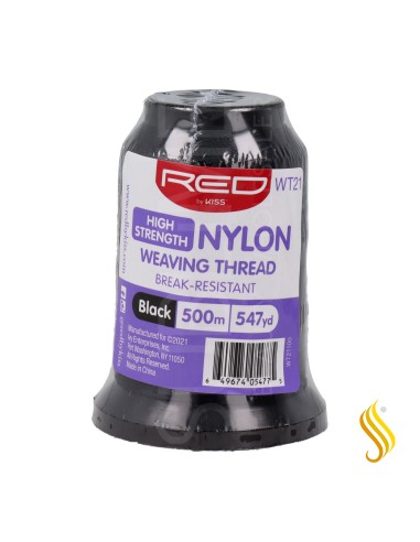 Red Kiss Nylon Weaving Thread Black 500 ml